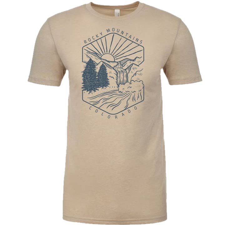 Colorado Rocky Mountain Unisex Tee for wholesale by Stryder Gear