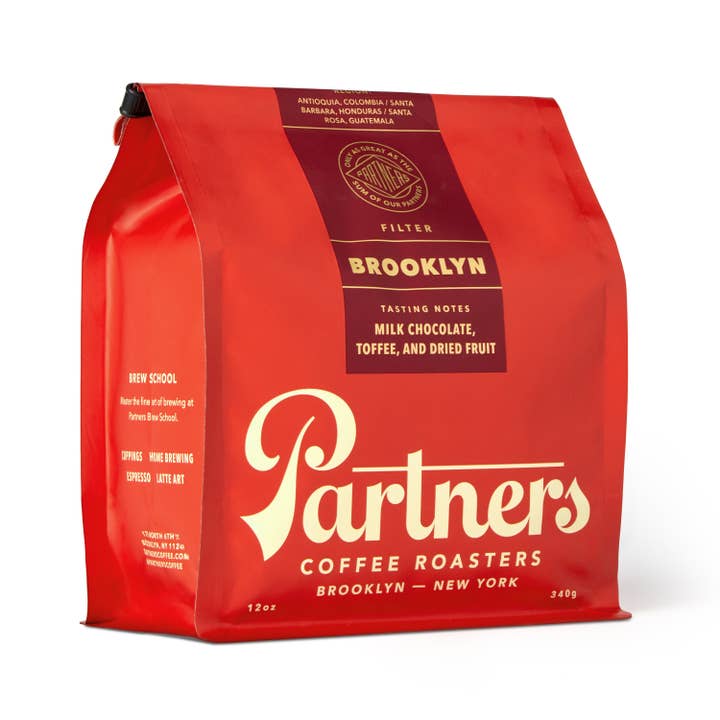 Partners Coffee Roasters - Wholesale Coffee Beans - Brooklyn - 12oz - Whole Bean Coffee1