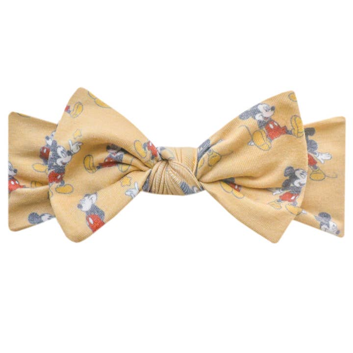 Copper Pearl - Wholesale Fashion Headband - Baby - Knit Headband Bow - Mickey Mouse