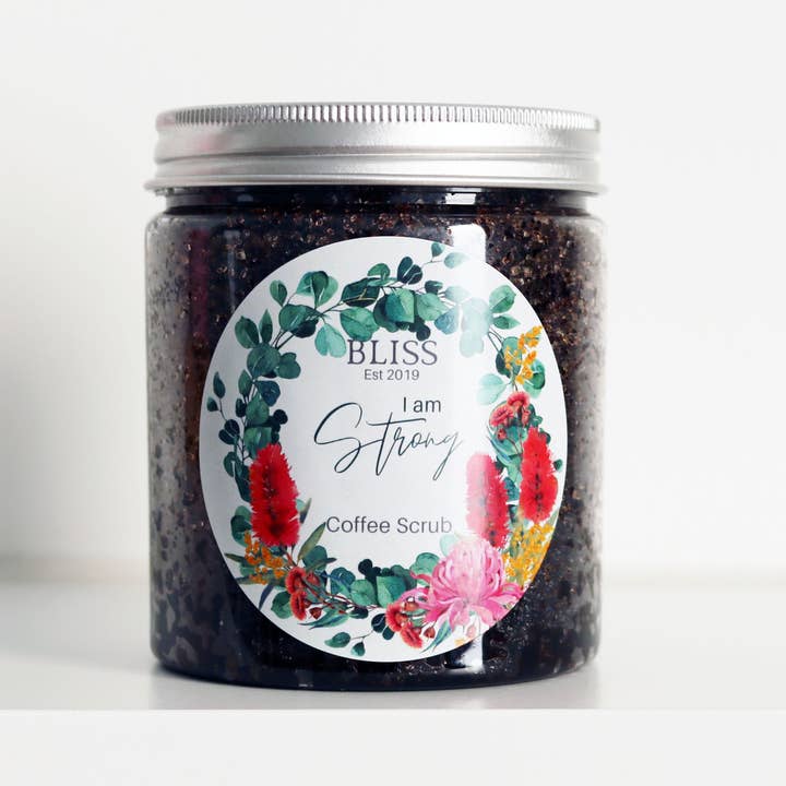BLISS by Waddell & Co - Wholesale Body Scrub/Exfoliant - Coffee Scrub - I am Strong