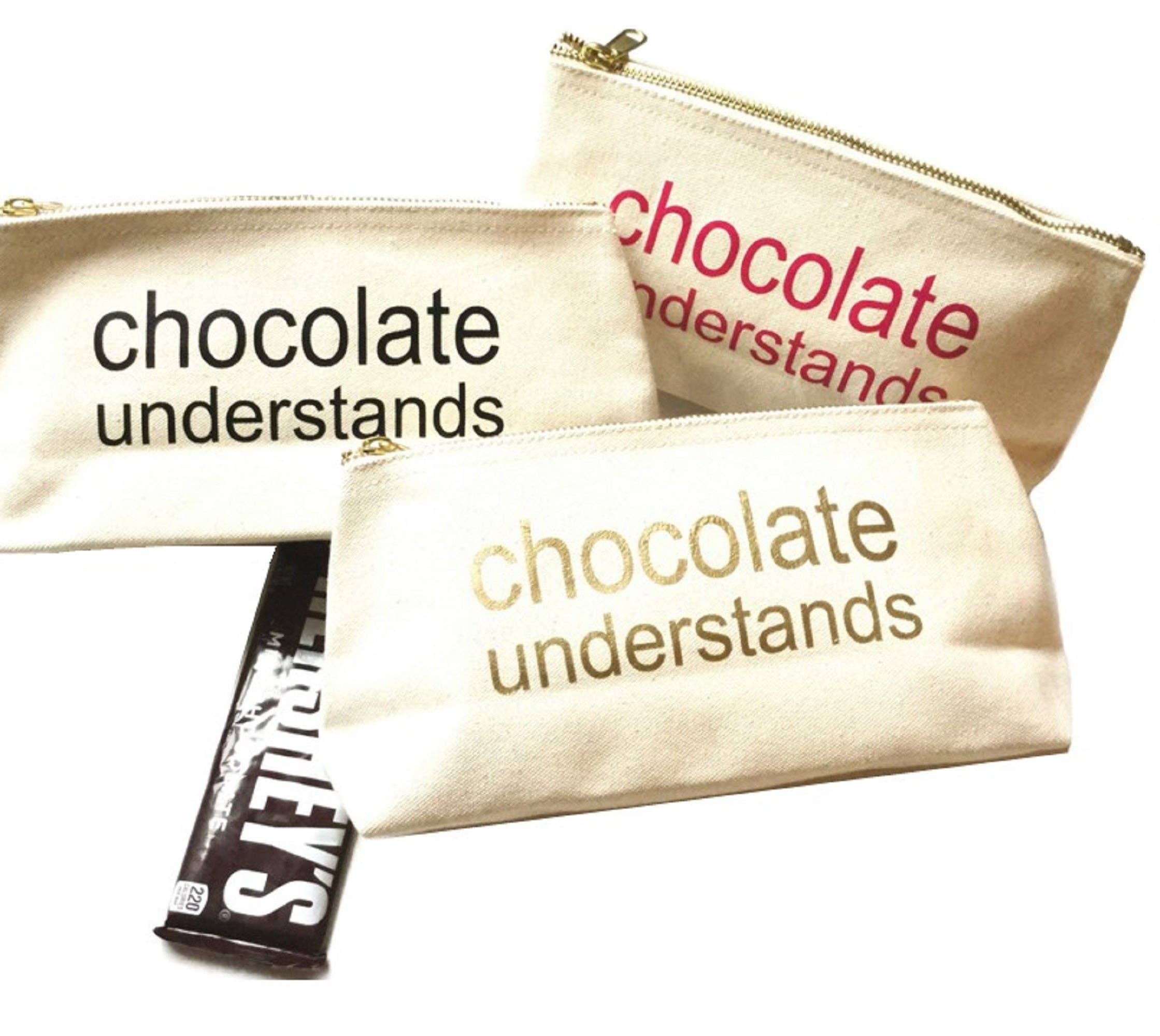 Bambina di Cioccolato – wholesale Pouch – Women’s – Chocolate Understands Canvas Pouch1