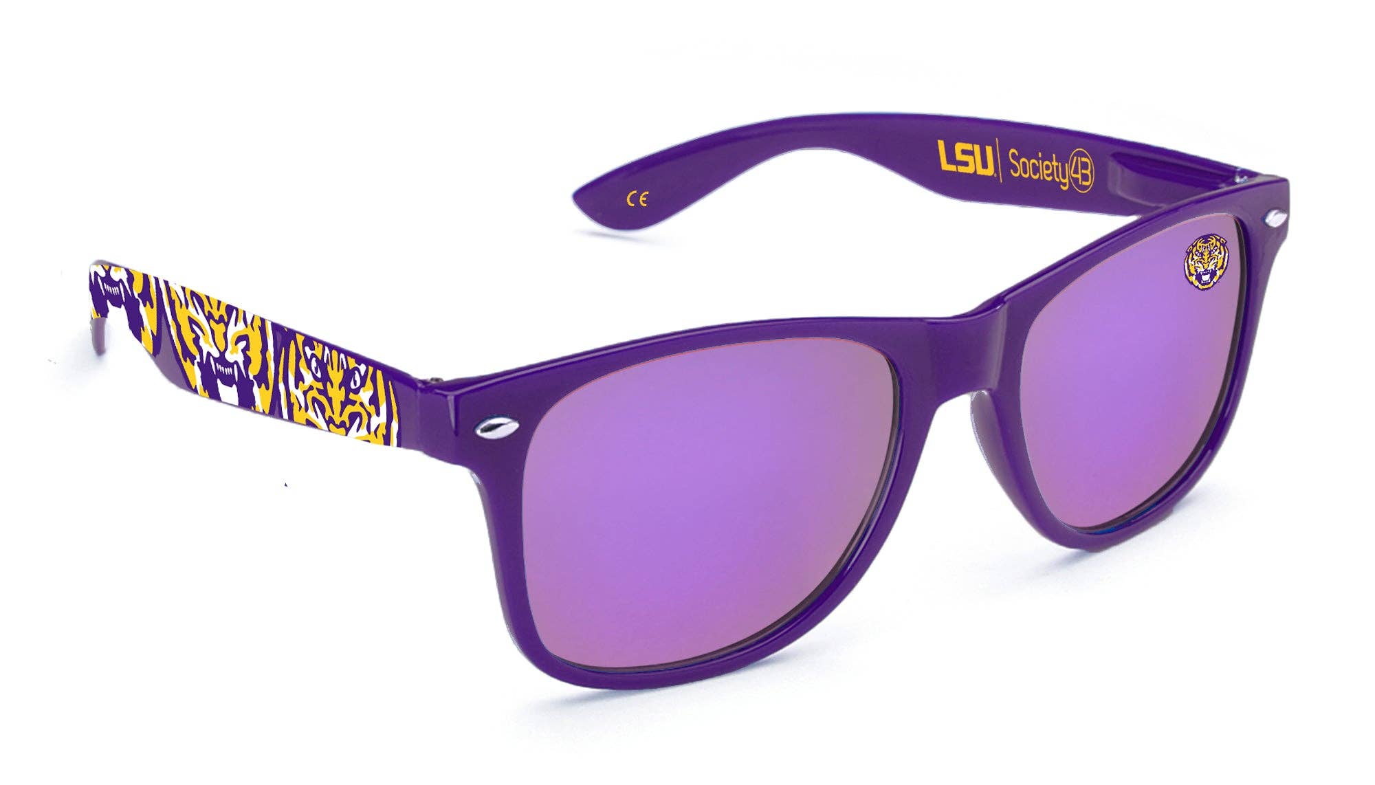 Society43 - Wholesale Zonnebril - Uniseks - LSU Tigers Zonnebril - Limited Edition1