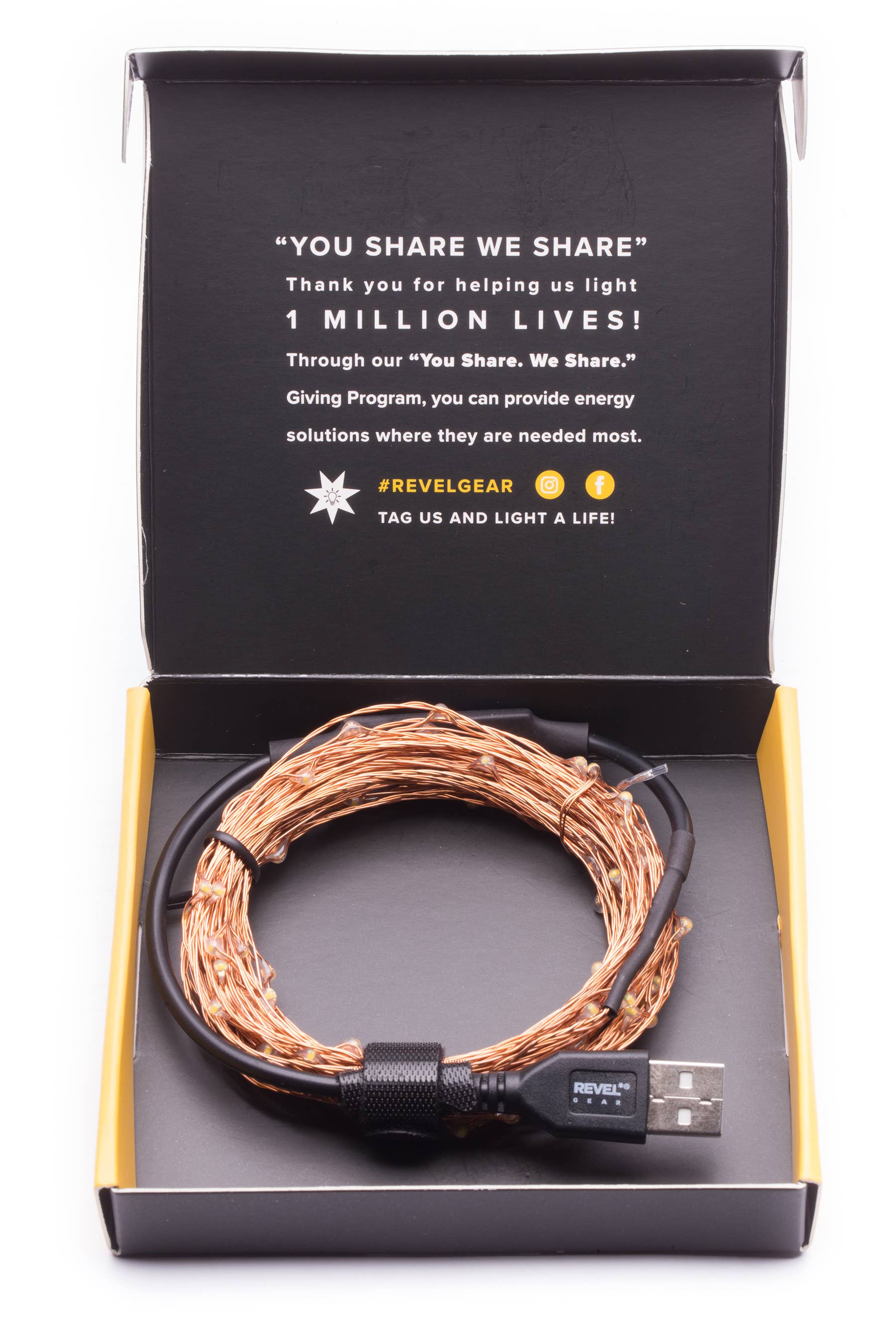 Revel Gear - Wholesale String Lights - Trail Hound™ 30ft. LED Dimmable USB Camping Light Warm White3