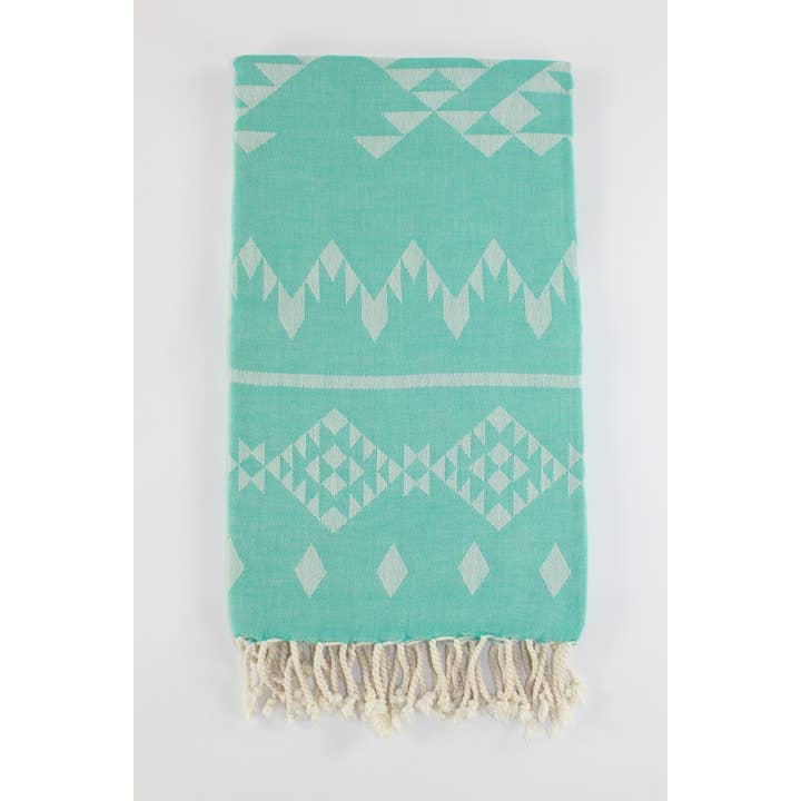 TURKISH LINEN & TOWELS – wholesale Beach towel – Premium Turkish Cotton Kilim Pattern Beach Bath Pool Towel6