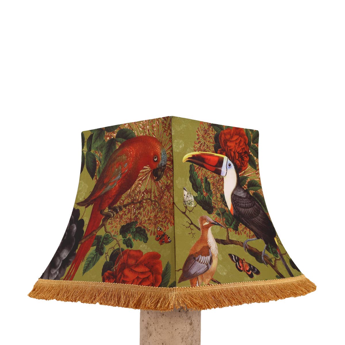 Voglio Bene - Vendita all'ingrosso Paralumi - Paralume a pagoda con frange Rio4