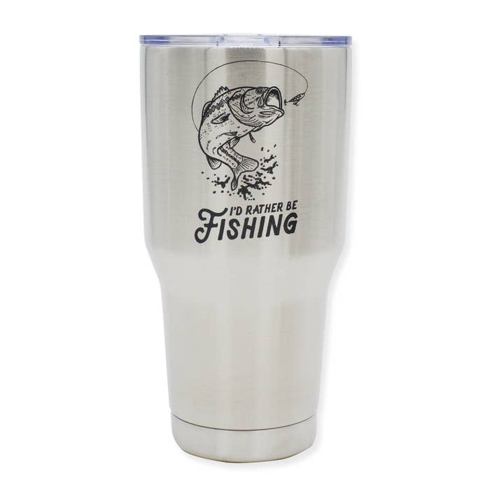 Rather Be Fishing - XL Tumbler (30oz) for wholesale by Magic Pine Outfitters