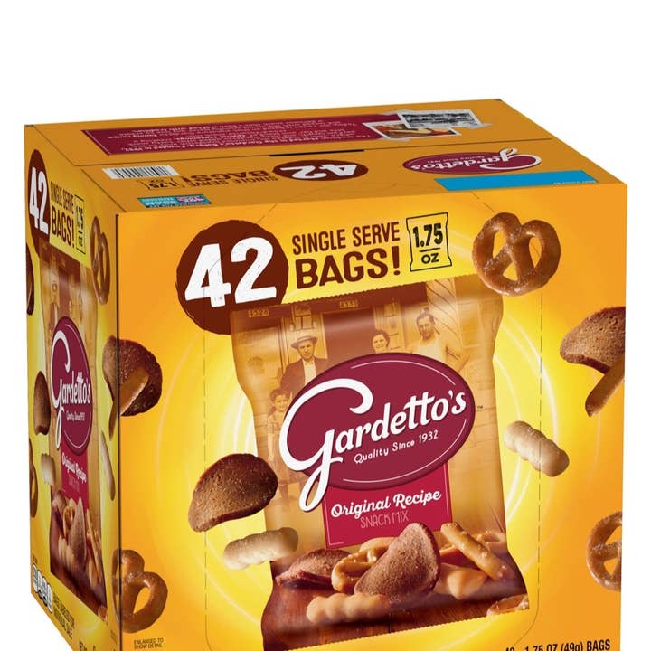 Majestic Wholesale - Wholesale Trail Mix - Gardetto's Original Recipe Snack Mix, 1.75 oz Bags, 42-Count