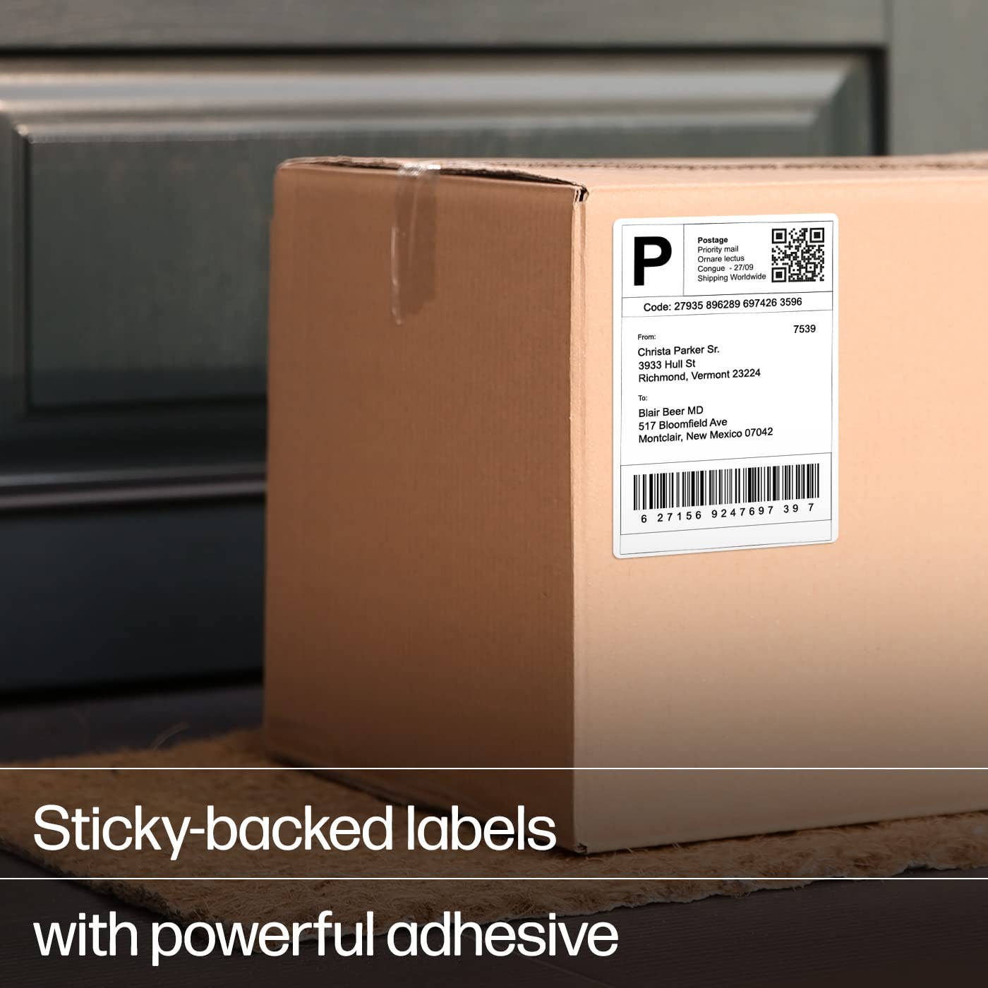 HP - Wholesale Gift Tag Label - HP Direct Thermal Shipping Labels Multipurpose Thermal Label30