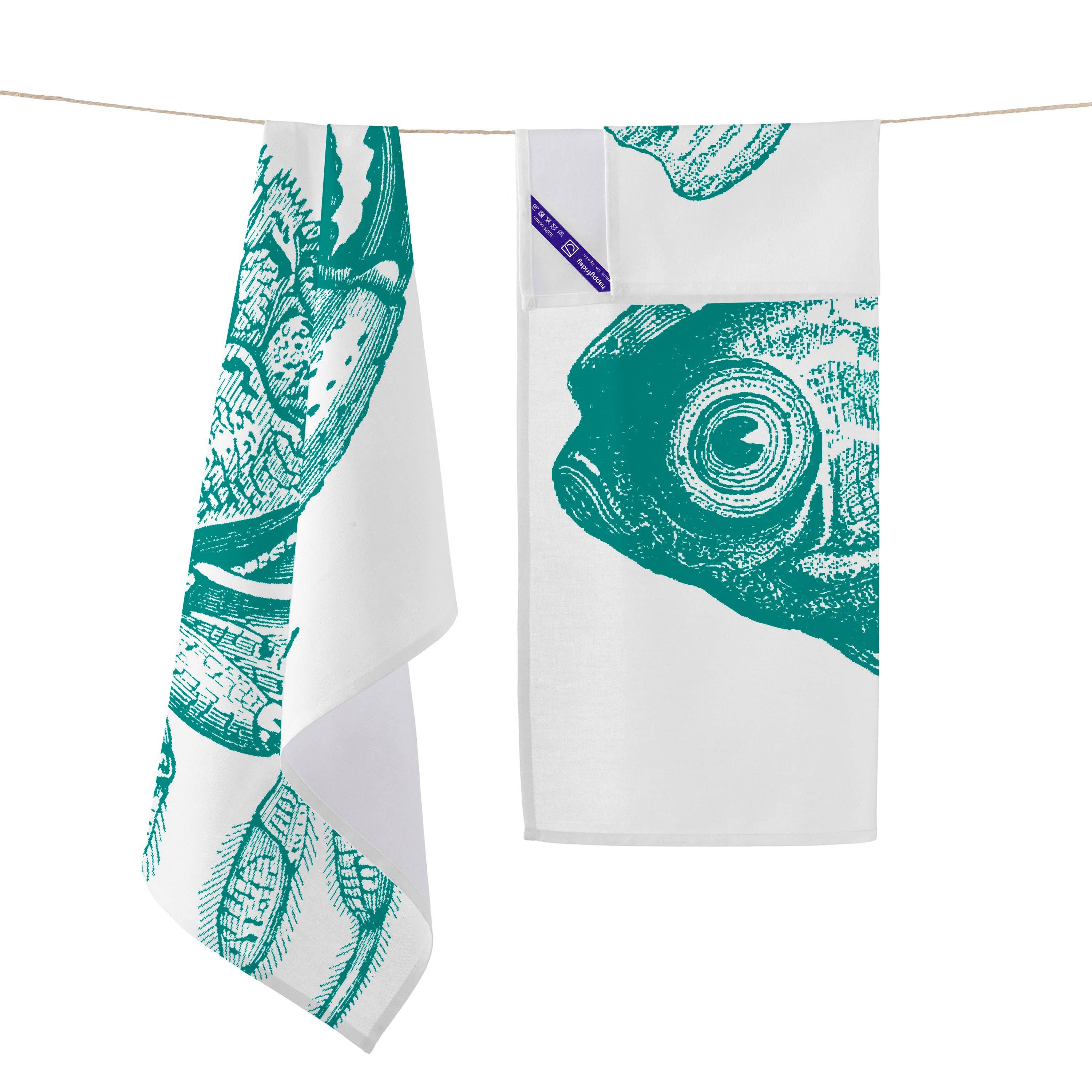 Happyfriday - Wholesale Tea Towel - Blue sea Kitchen towel 2 pcs 70x50 cm3