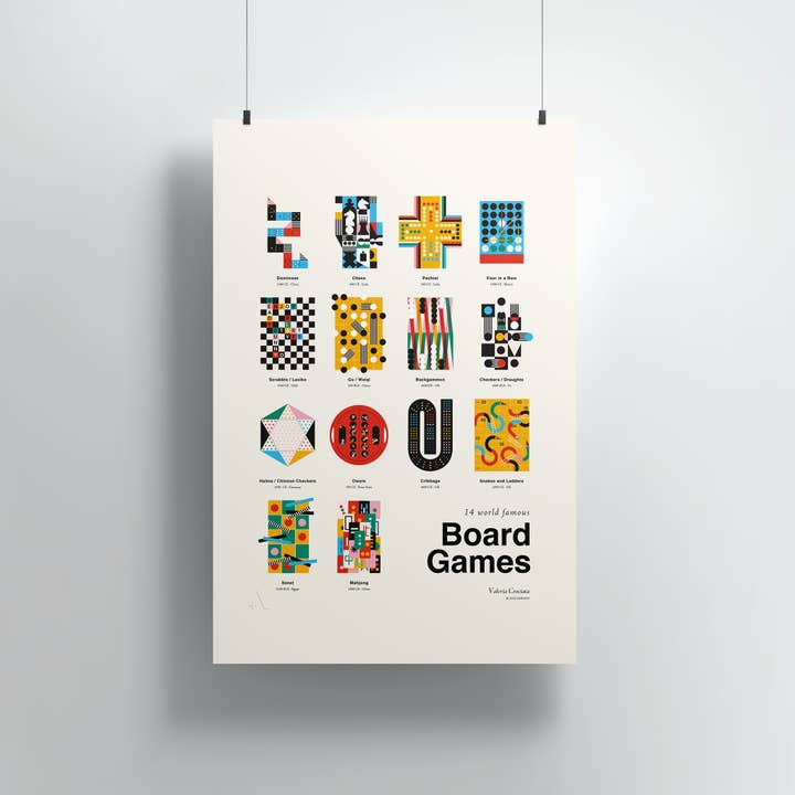 Addvent Italy - Wholesale Poster - 14 Board Games/Posters