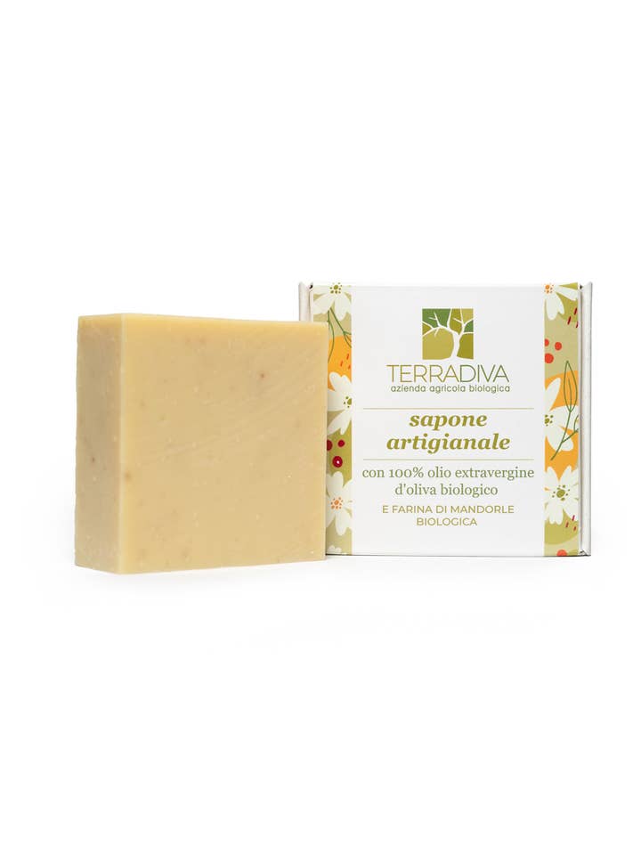 Solid Soap with Organic Extra Virgin Olive Oil for wholesale by Terradiva Azienda Agricola Biologica