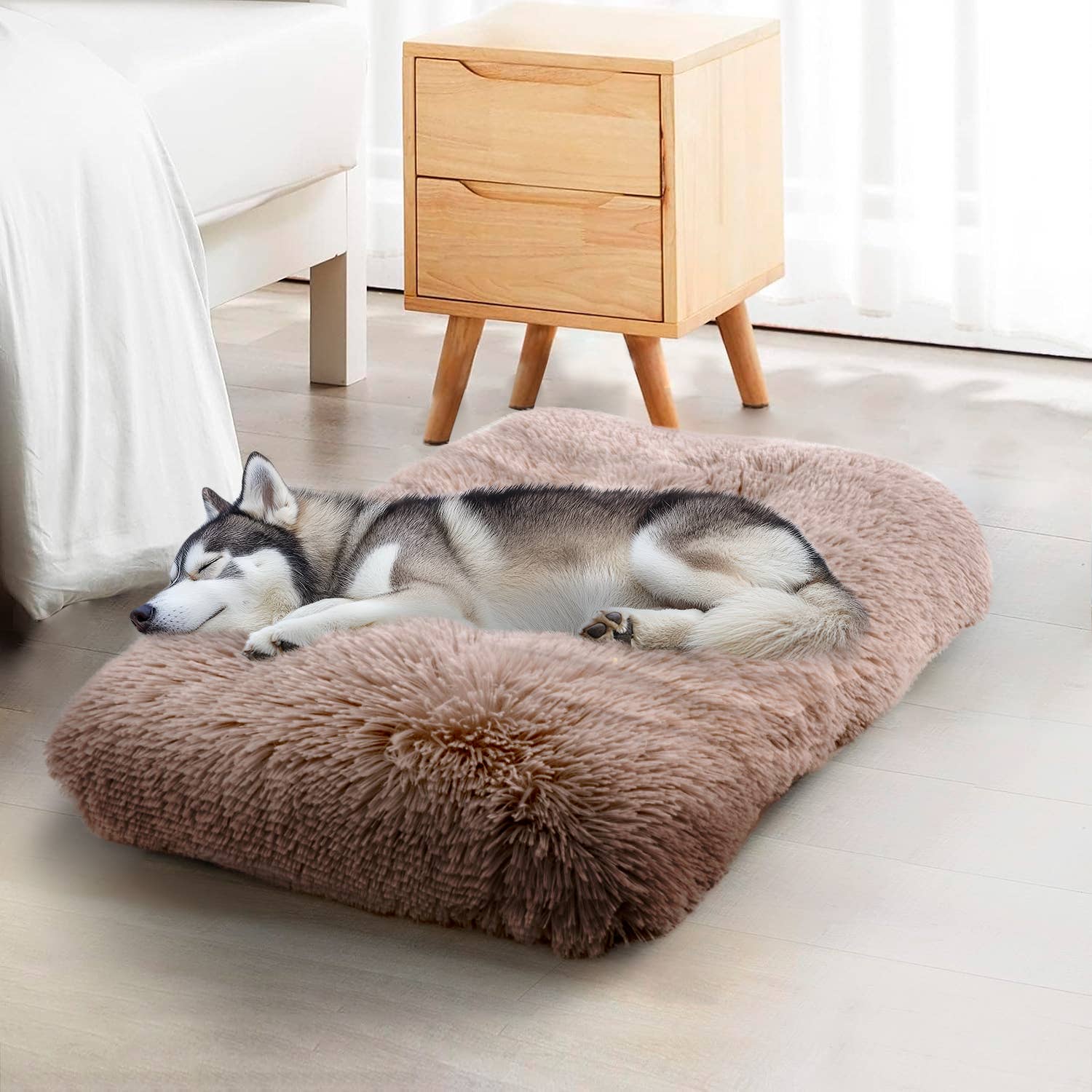 Precious Tails - Wholesale Pet Bed - Cat/Dog - Precious Tails Eyelash Faux Fur Tufted Mat21