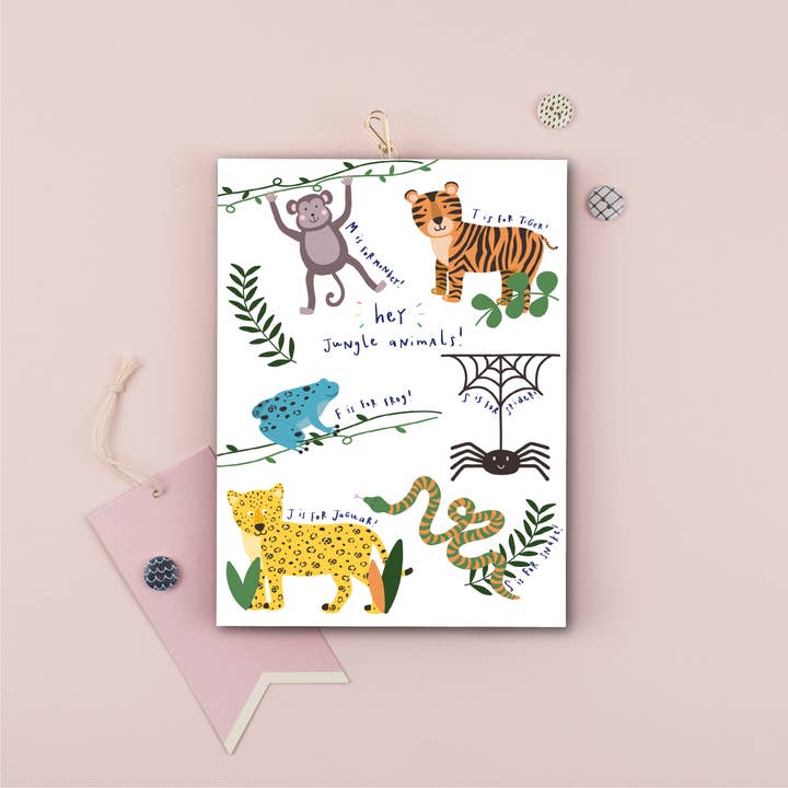 Children's Animal Print | Jungle for wholesale by Hey Little Ginger