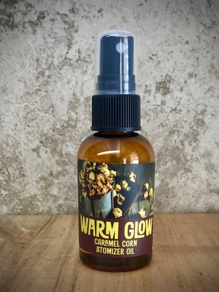 Caramel Corn Atomizer Oils for wholesale by Warm Glow Candle Company