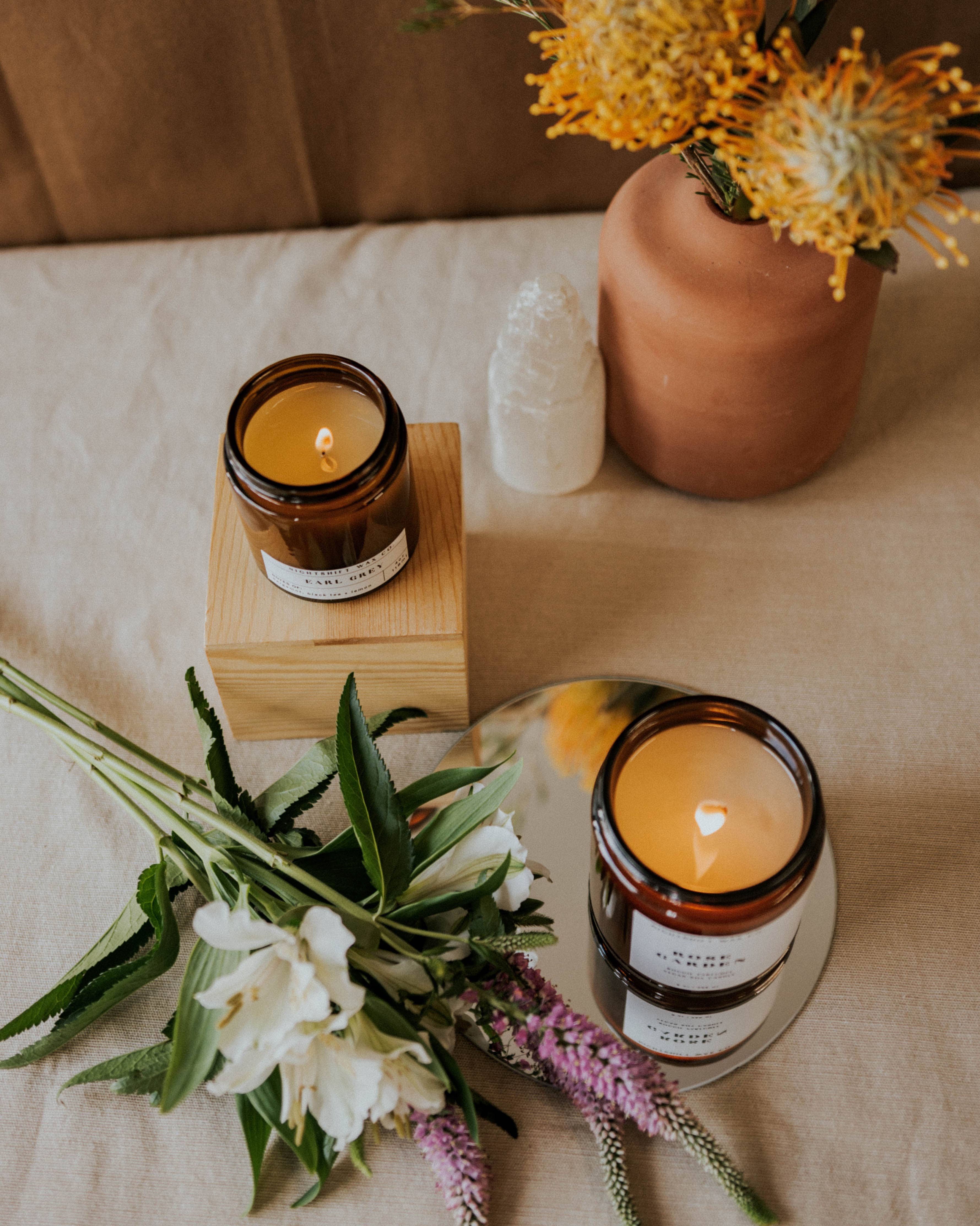 Nightshift Wax Co. - Wholesale Jar/Filled Candle - Absinthe + Fig Soy Candle2