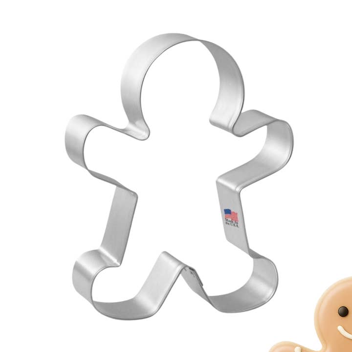 CookieCutter.com - Venta al por mayor Cortapastas - Cortador de Galletas Hombre de Jengibre 4 pulgadas B13750