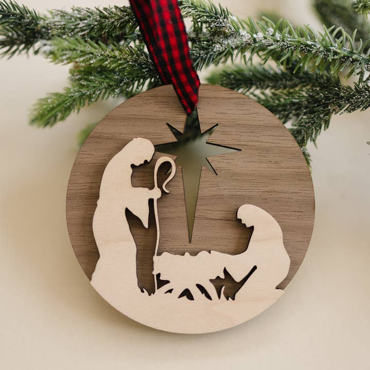 Weihnachtsdekoration für Weihnachtskrippe für den Großhandel von Woodlander Workshop