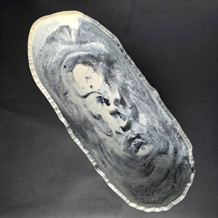 Gibb & Daan - Wholesale Serve Bowl - Large Resin Trough - Entryway Catchall - Decorative Bowl6