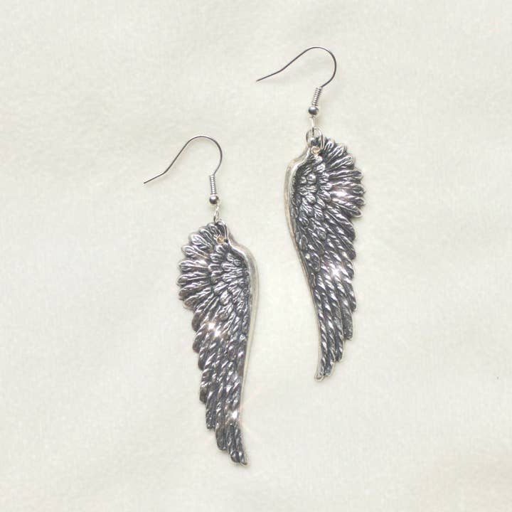 When it Lands Earrings in Silver for wholesale by Crafturday