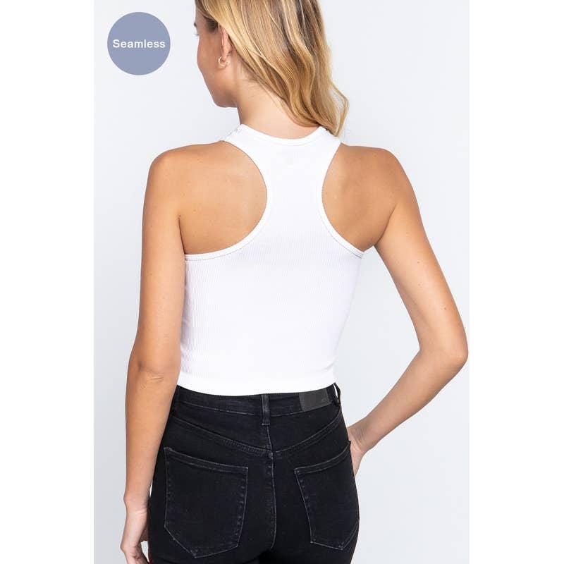 MintChoco – Großhandel Strickoberteil – Damen – NAHTLOSES CROP-TOP MIT UNTERSTREICHUNGSDETAIL15