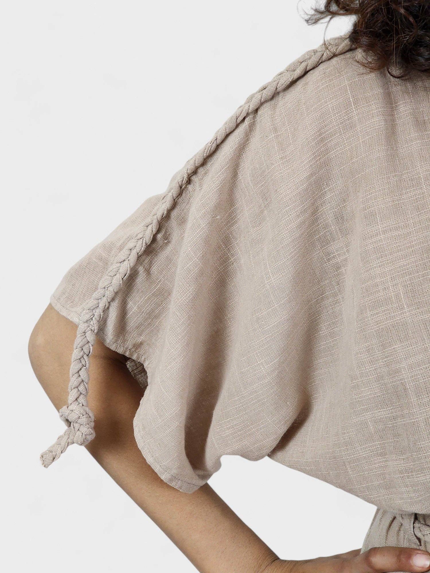 Sacred Ceremony - Wholesale Dress - Women's - Dusty Rose Organic Cotton Rope Goddess Maxi Dress16