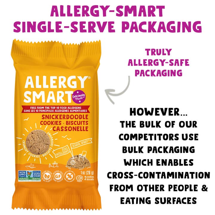 Allergy Smart - Wholesale Biscuit - Allergy Smart Snickerdoodle Cookies3