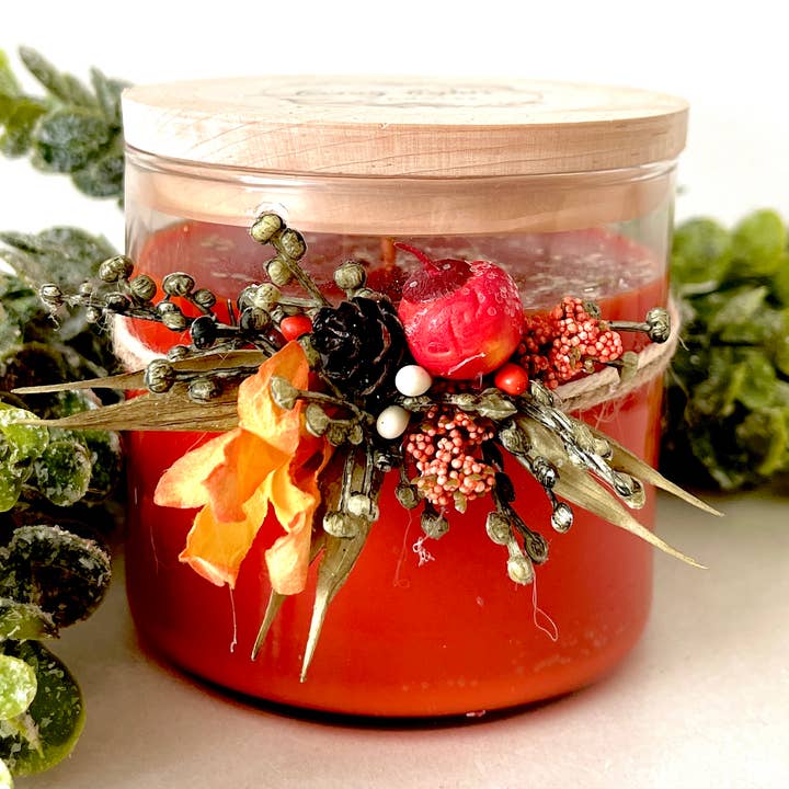 Thanksgiving/Fall Candle/Autumn in New York / Apple Scent for wholesale by Loving Lights Candles LLC