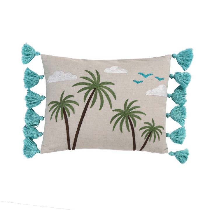 Beach Days Palm Tassel Pude for engroshandel hos Levtex Home