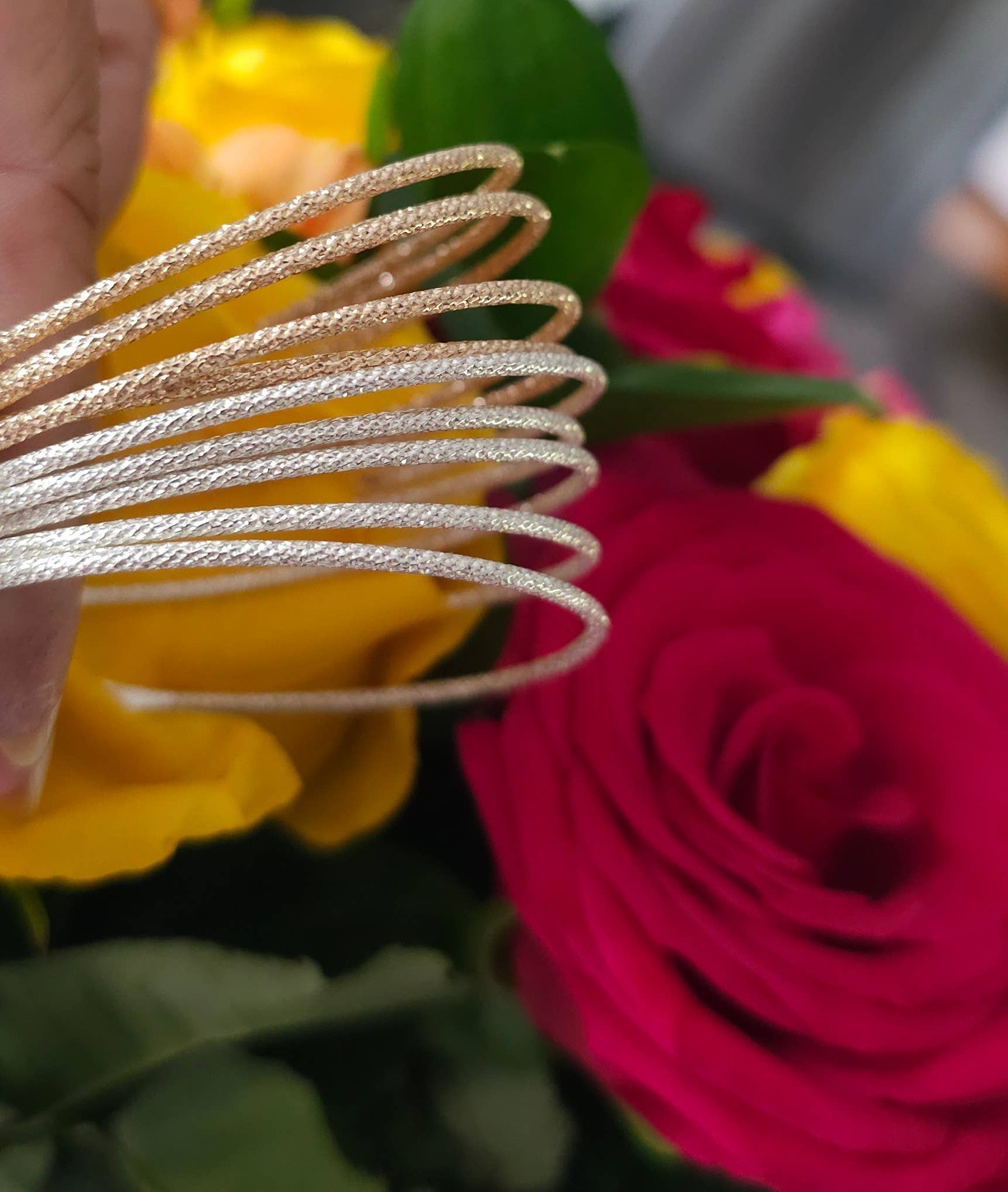 Half Moon Jewelry Designs - Wholesale Bangle Bracelet - permanent jewelry bangle (Sparkle), Bangle blank for PJ 8