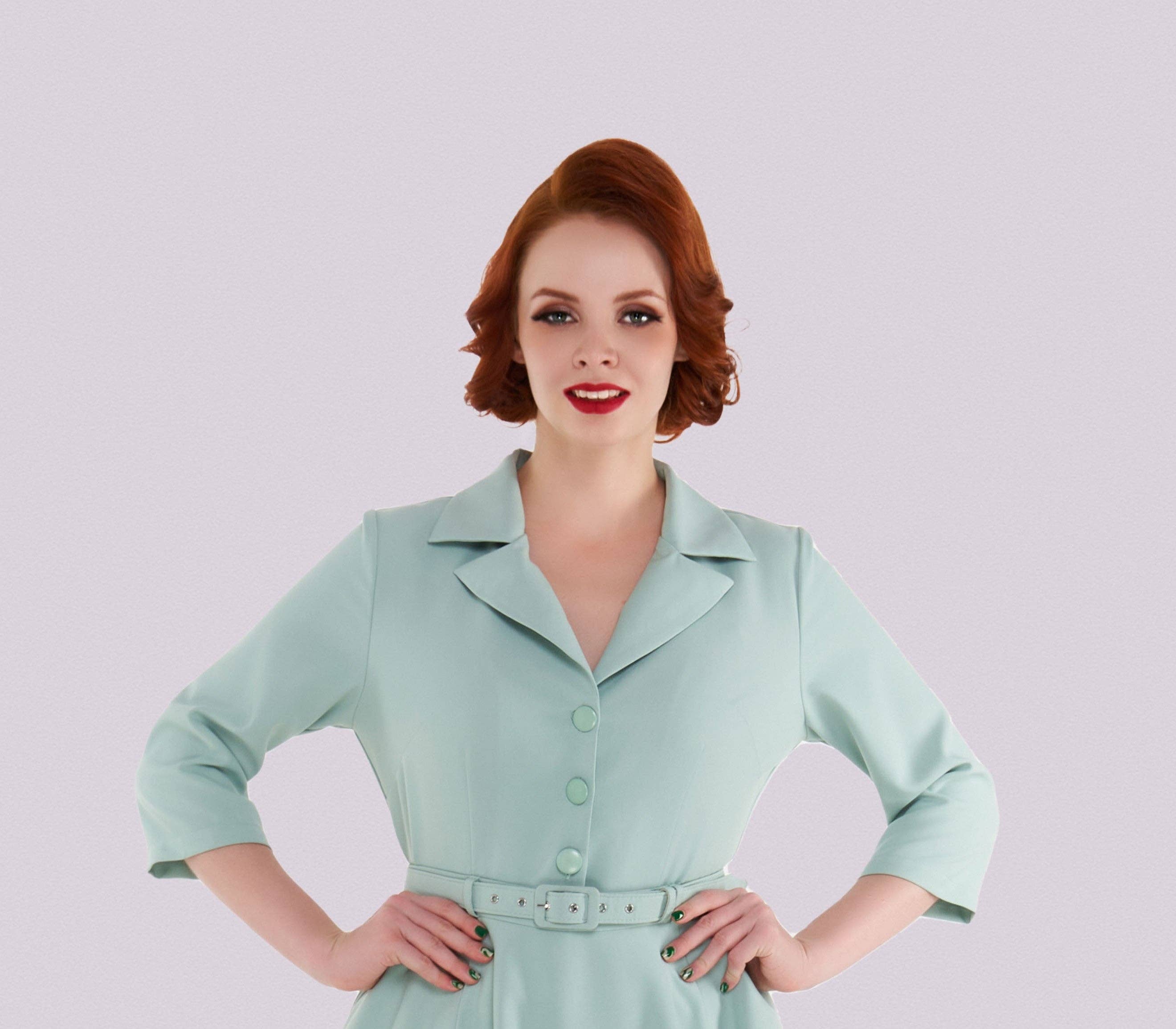 Julia Softie Blouse Light Green for wholesale on Faire