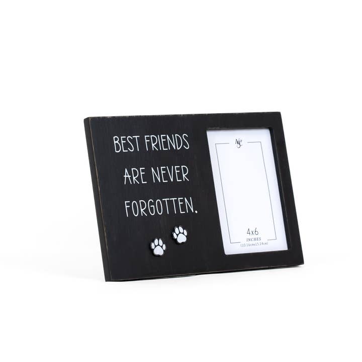 Devanie At Home (Formerly Adams & Co.) - Wholesale Picture Frame - 11828 - 10x7 wood photo frame for 4x6 photo (FRIEND) PETS1