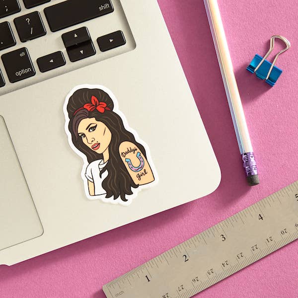 THE FOUND - Wholesale Sticker - Amy Winehouse Die Cut Sticker