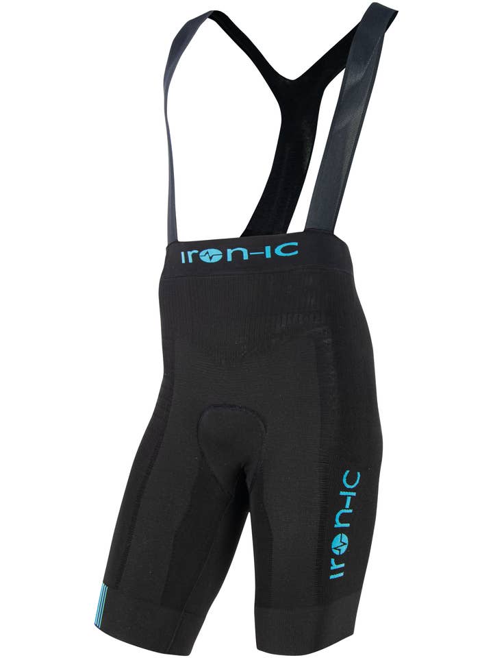 MAN IRN BIKE POWER 1.0 korte koersbroek zwart/zwart voor wholesale door Iron-Ic