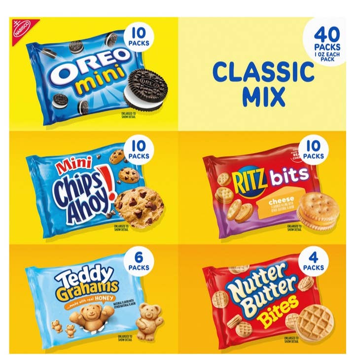 Majestic Wholesale - Wholesale Cookie - Nabisco Classic Mix Cookie & Cracker Variety Pack 40CT