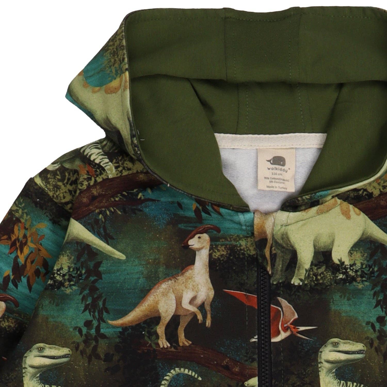 walkiddy - Wholesale Jacket - Kids - Dinasour Jungle-Sweat Jacket1