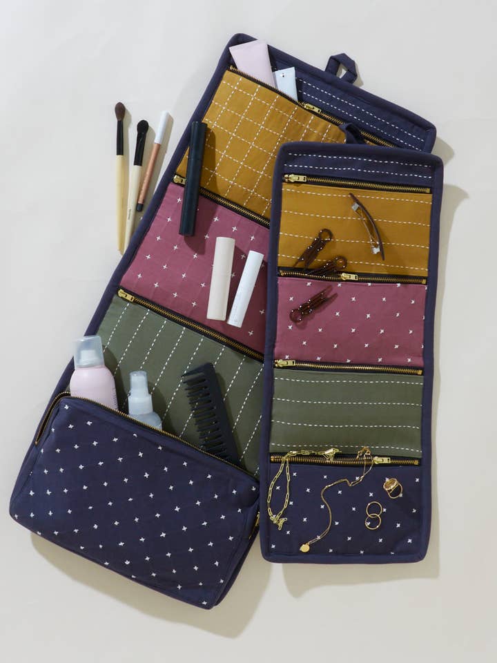 Travel Organizer - Berry for wholesale by Anchal