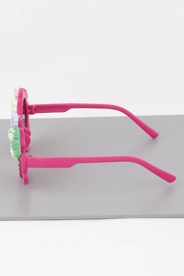 MULTICOLOR KIDS Sequin Charms Sunglasses for wholesale on Faire2