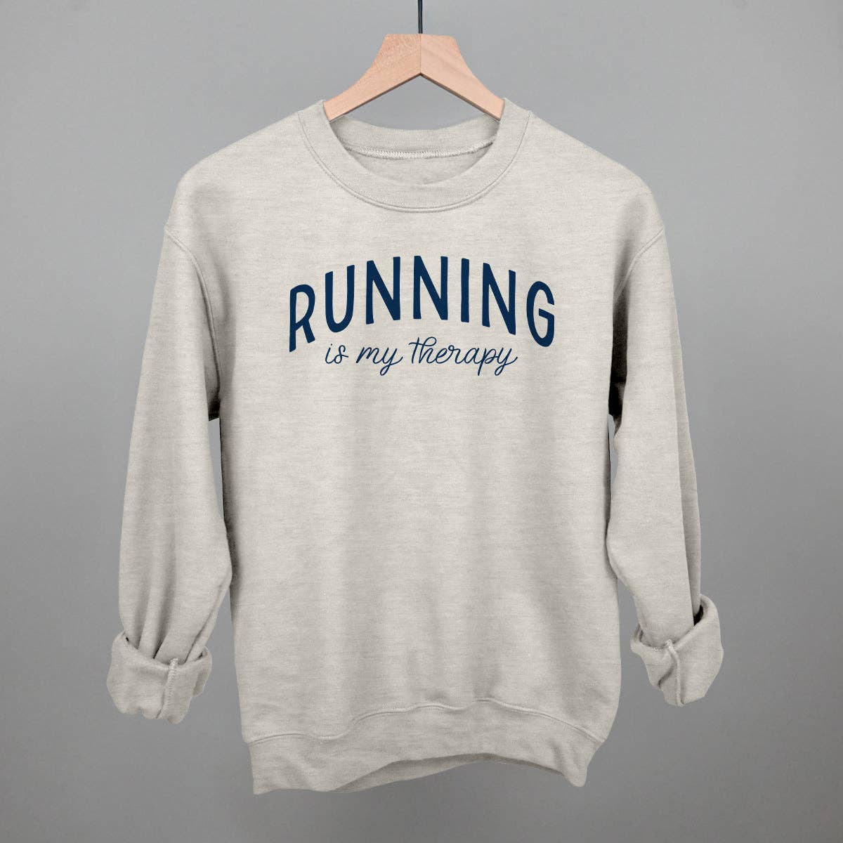 Ivy + Cloth - Wholesale Graphic Sweatshirt - Women's - Running Is My Therapy7