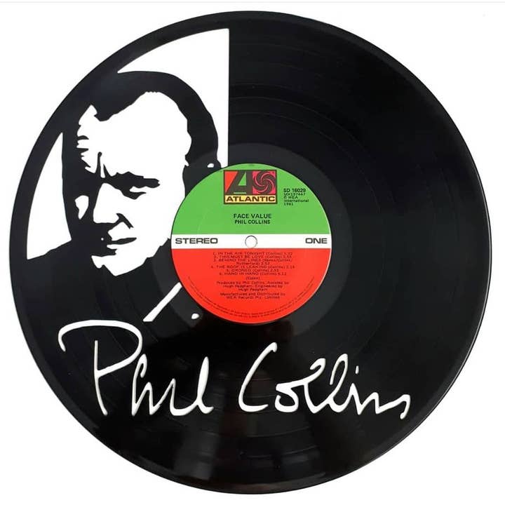 Platenkunst op vinyl - Phil Collins voor wholesale door Broken Record