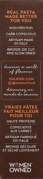 SOLENZI - Wholesale Pasta - 21g Protein Macaroni with Lupin Beans 340g 4