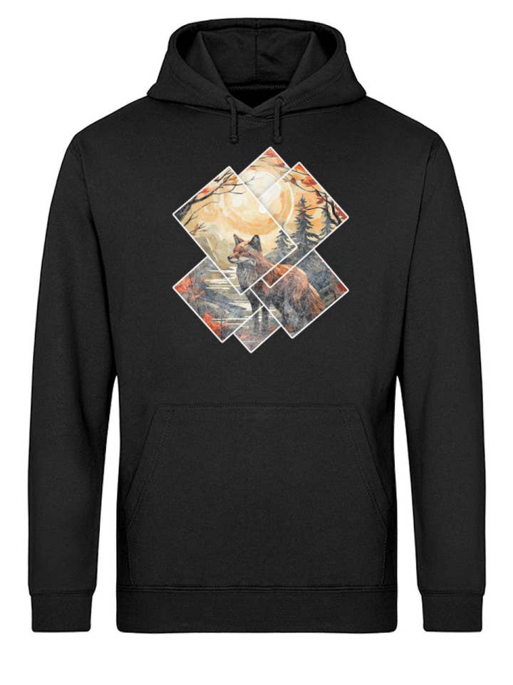 Fox Pictures - Unisex Basic Organic Hoodie for wholesale by Uwaldu