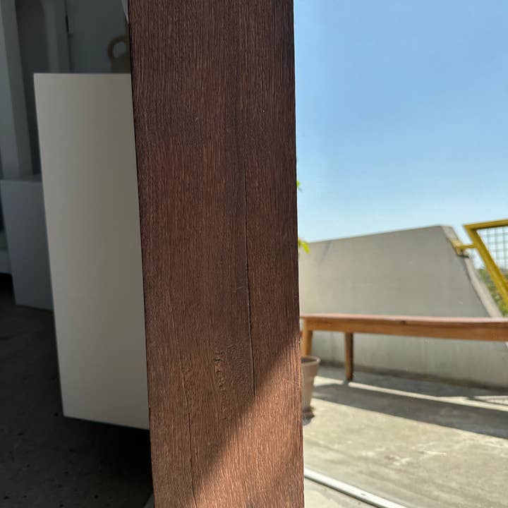 Office Objets - Wholesale Wall Mirror - Mirror with exotic brutalist old iron wood frame H:139cm64