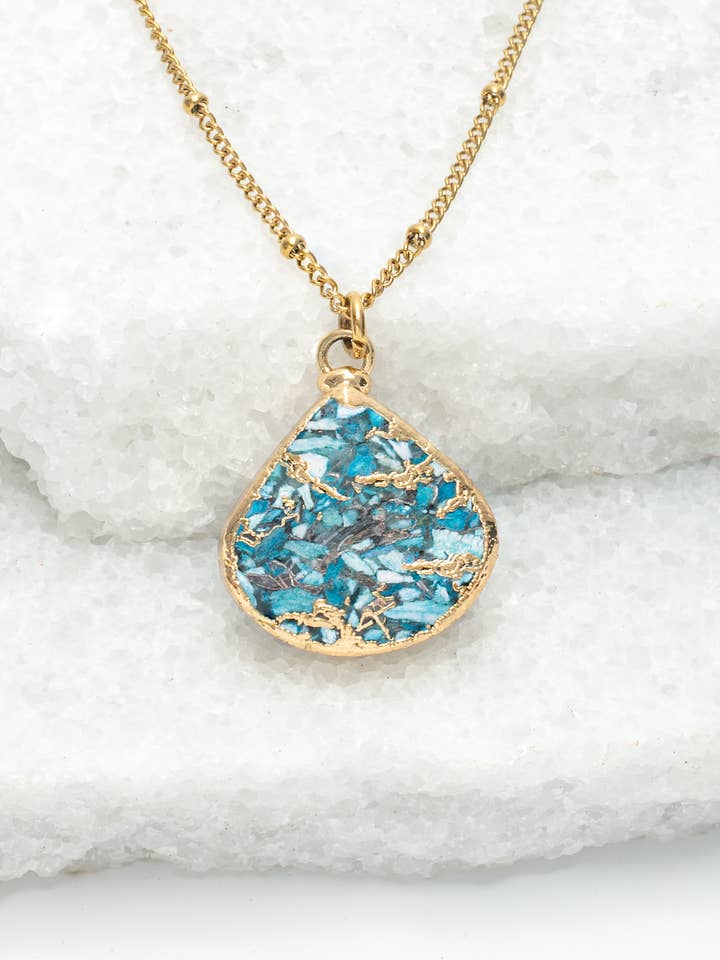 Emperor Stone Blossom Necklace for wholesale by Starfish Project, Inc