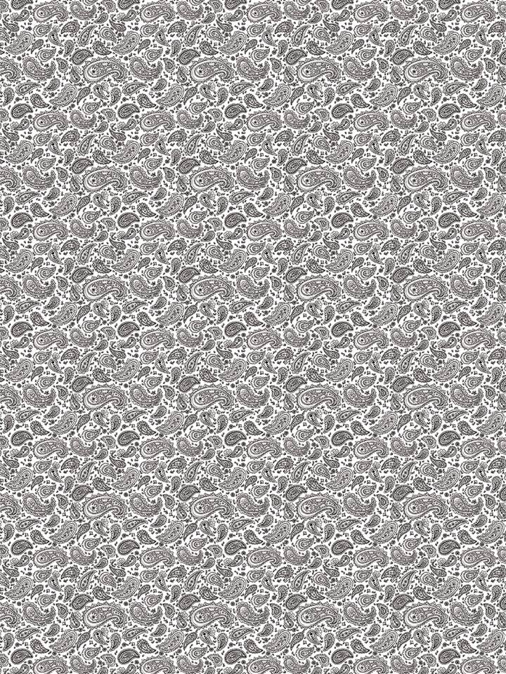 White/Black Bandana Design - 12" x 24" Sheet for wholesale by Soda City Hat Co