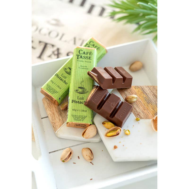 Café-Tasse - Wholesale Chocolate - Pistachio milk (stick, per 15)