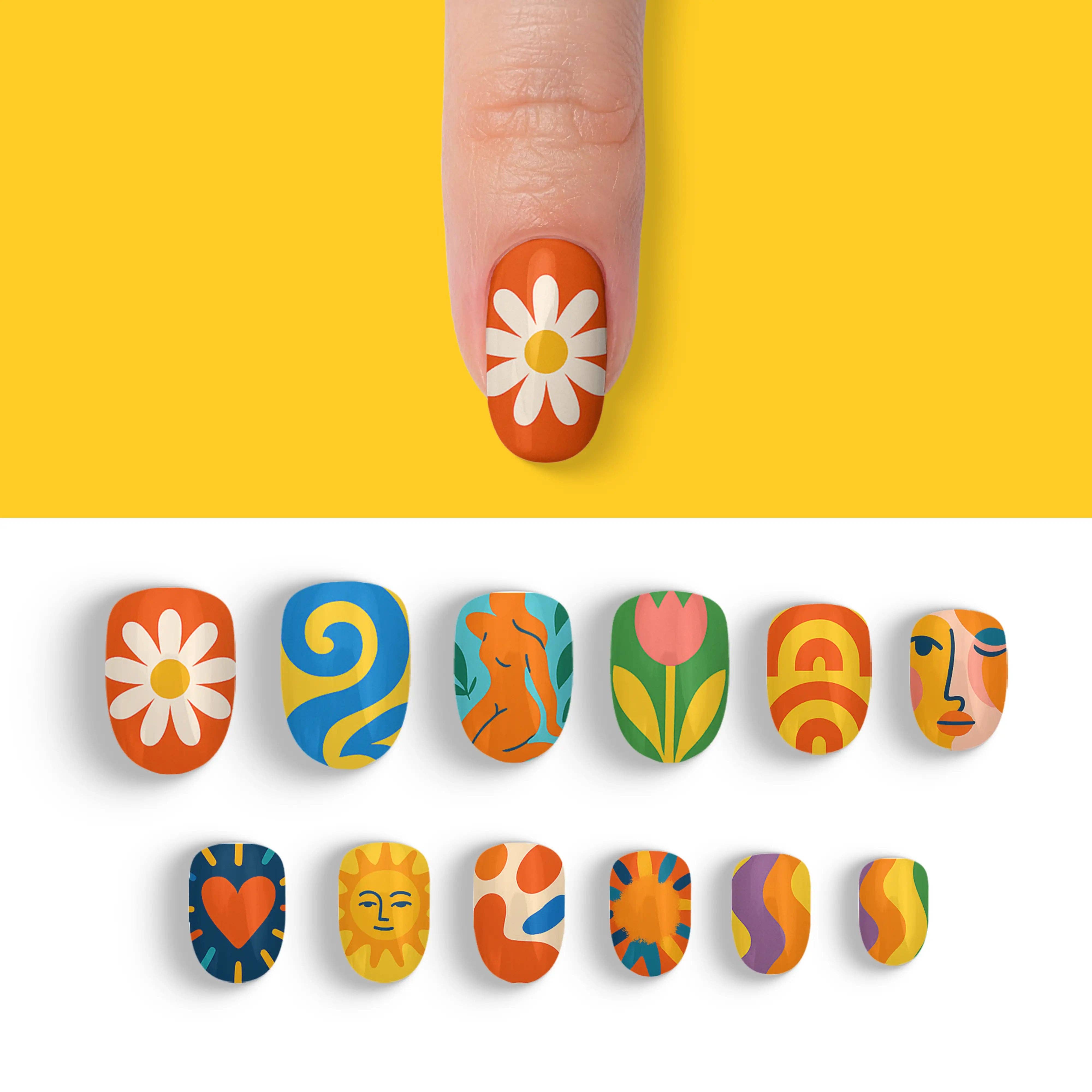 FYNE BODY - Wholesale Press-on/fake nails - Splat-tastic Canvas Creativity Press-On Nails65