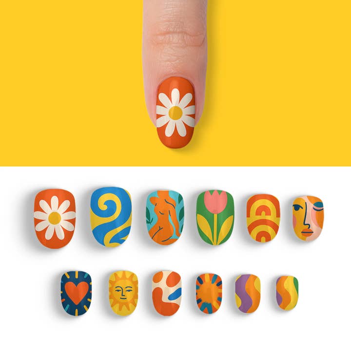 FYNE BODY – wholesale Lösnaglar – Splat-tastic Canvas Kreativitet Tryck-på Naglar65