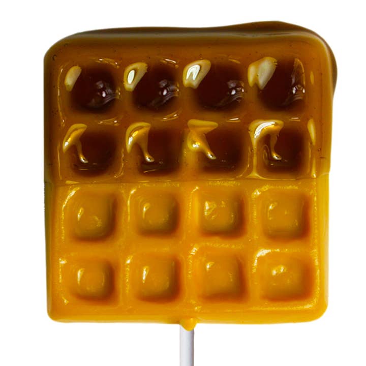 Sucettes Gaufres et Sirop pour la vente par Melville Candy Company