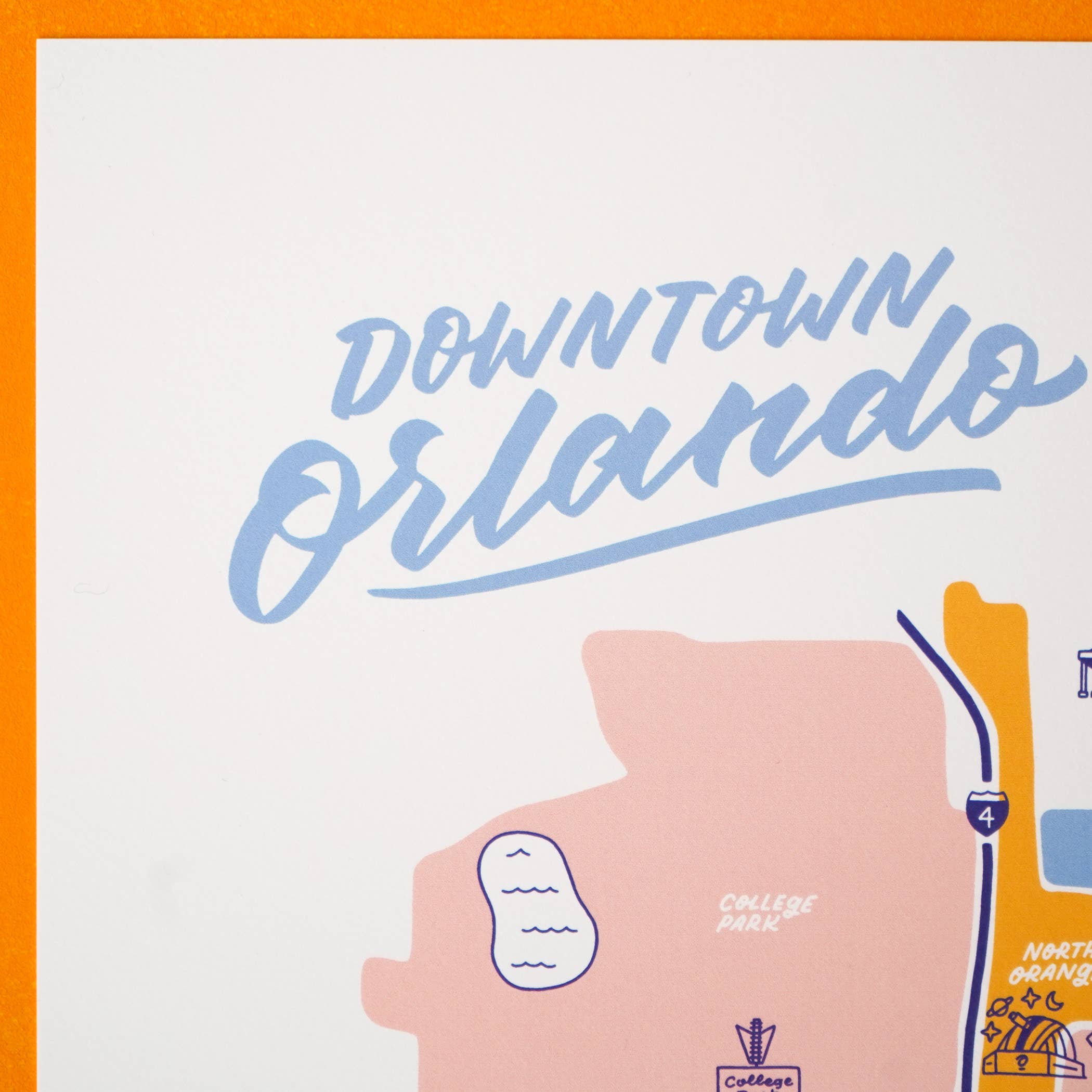 Little Known Goods - Wholesale Map - Orlando Florida Downtown Map2