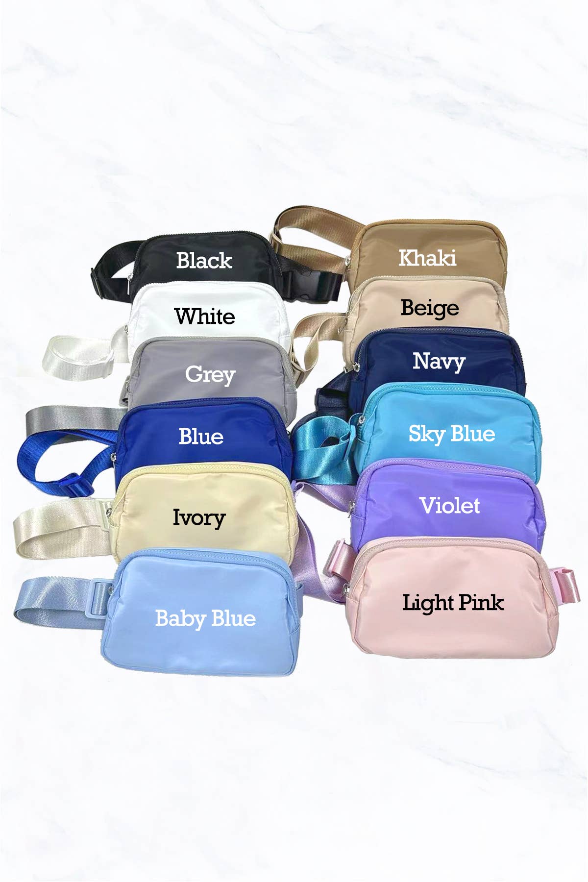 Suzie Q USA - Wholesale Belt Bag - Women's - Cross Body Belt Bag Fanny Pack